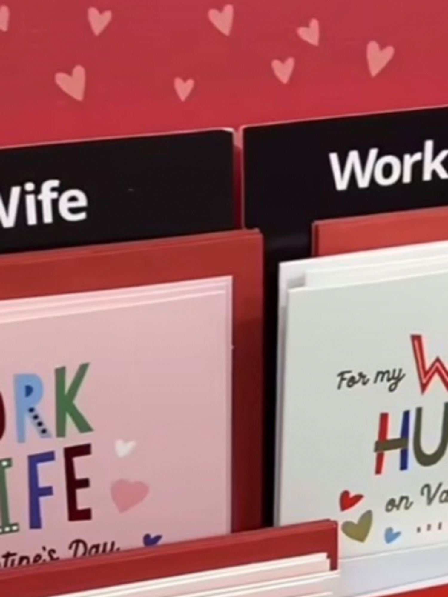 'Diabolical': 'Work wife' Valentine's Day cards spark outrage on social media