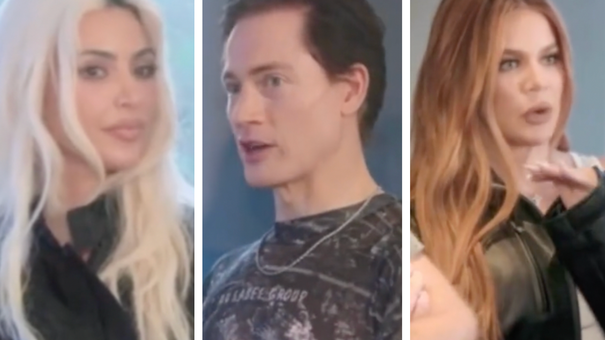 Khloe and Kim Kardashian react to Bryan Johnson's candid erection confession