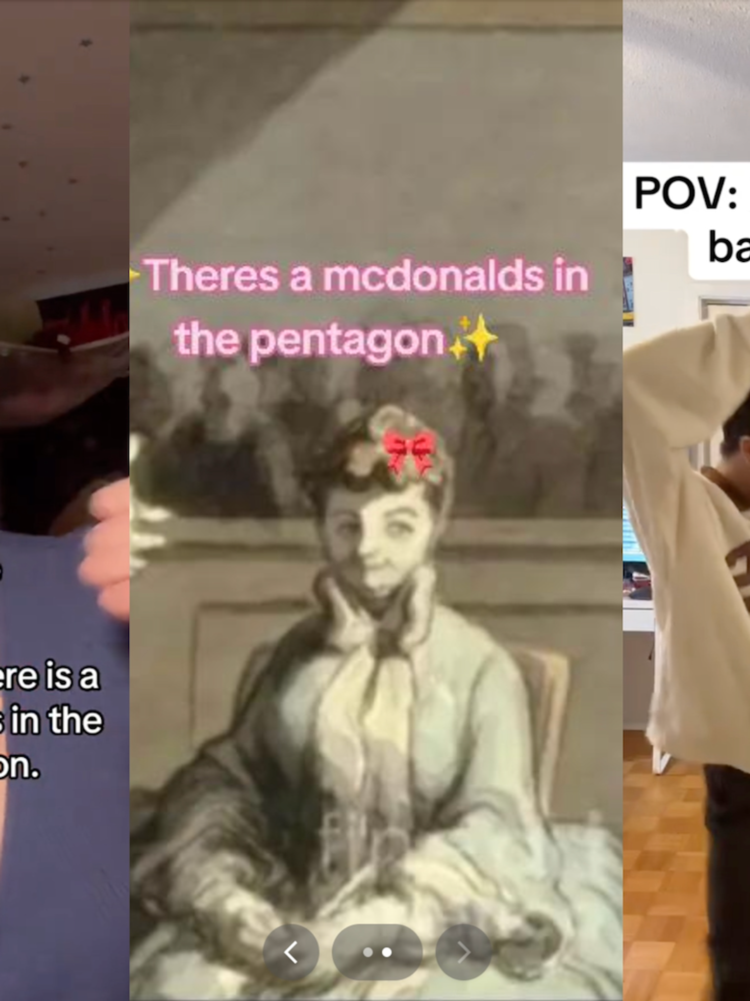 What is the 'McDonalds in the Pentagon' TikTok song?