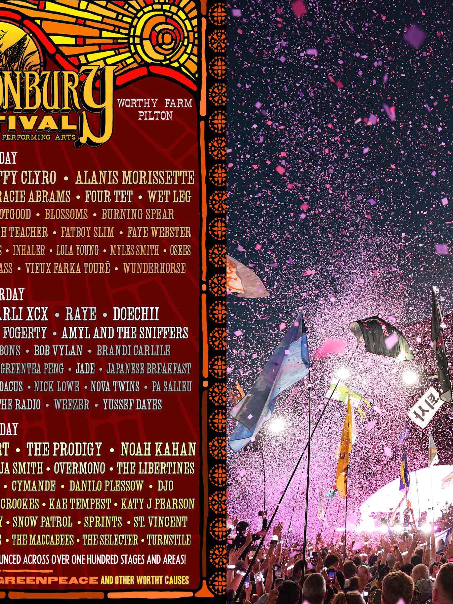 Glastonbury Festival 2025: Full line-up and set times announced - including secret sets