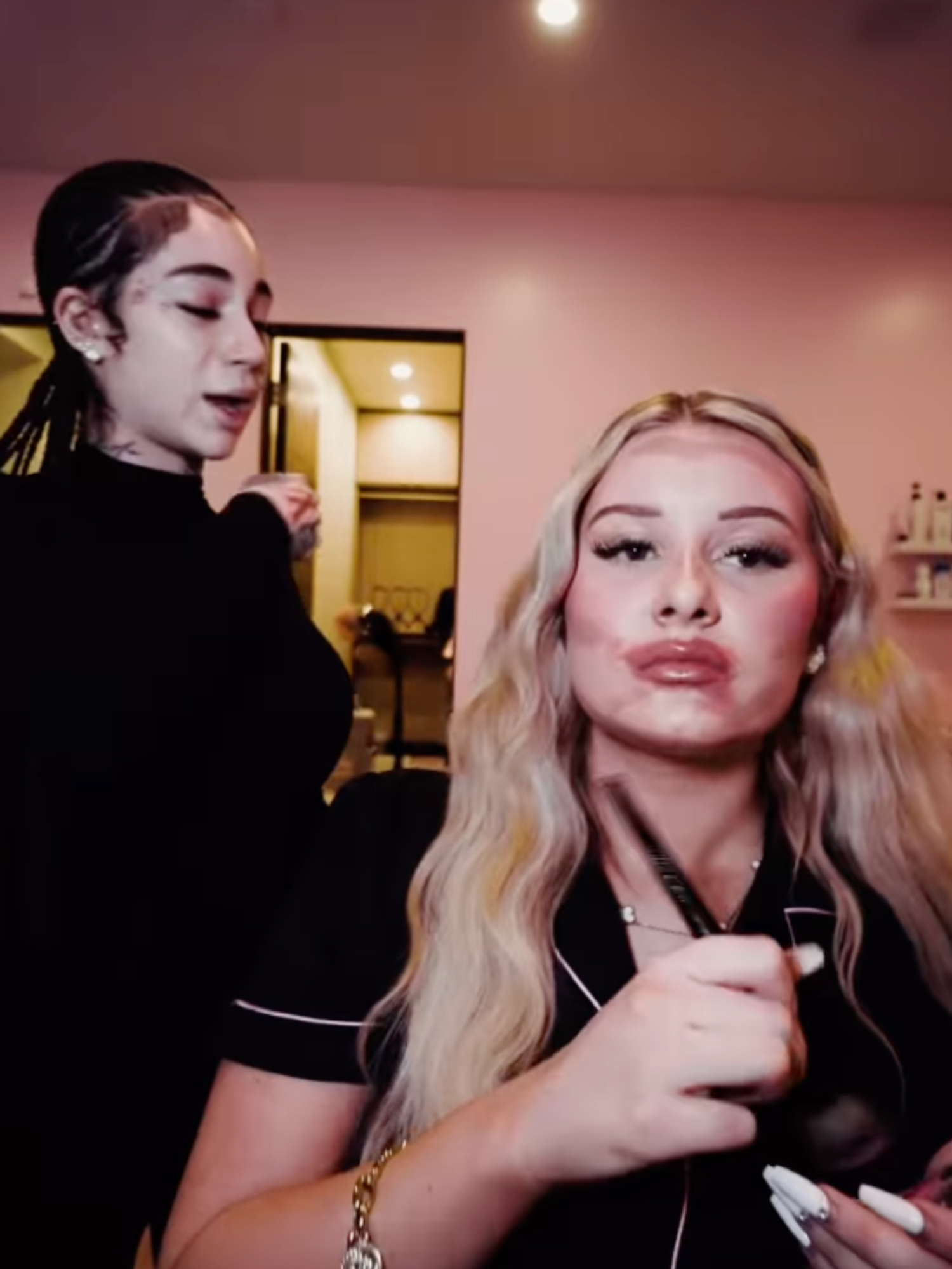 Bhad Bhabie just dropped another diss track with an Alabama Barker lookalike