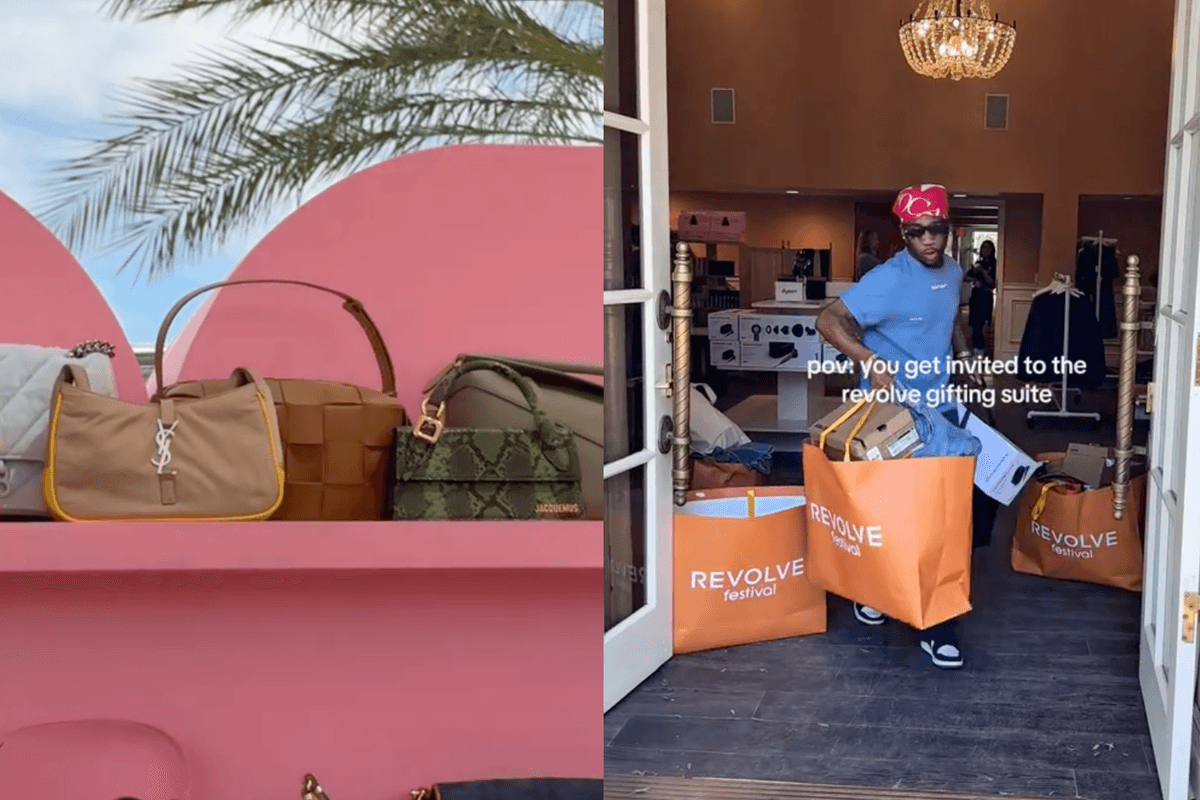 This is everything influencers were gifted at Revolve's 'insane' Coachella festival pop-up