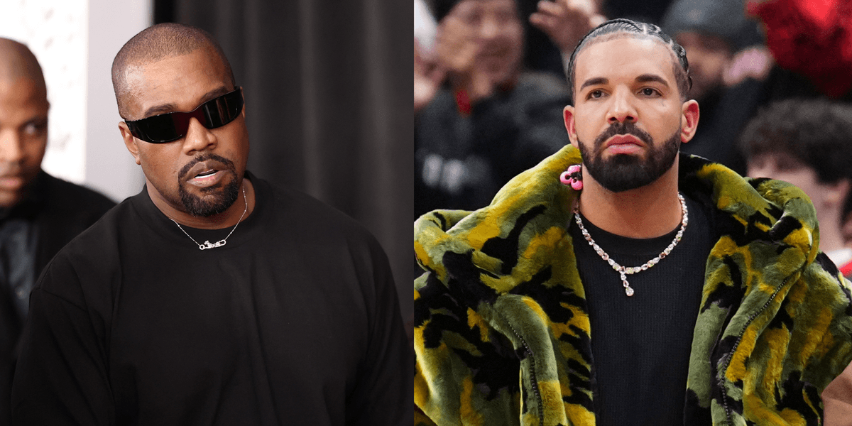 Kanye West 'ends' years of Drake beef in single clip discussing Universal Music lawsuit | indy100