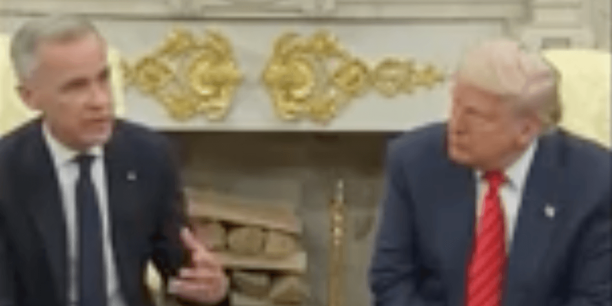 Mark Carney tells Trump to his face that Canada won't ever be for sale ...