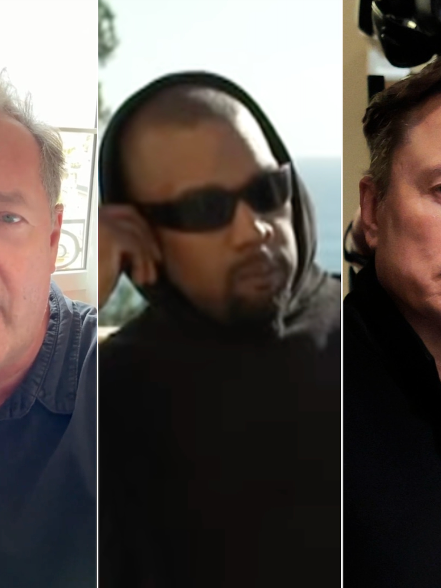 Piers Morgan urges Elon Musk to 'deplatform' Kanye West after rapper walks out of interview