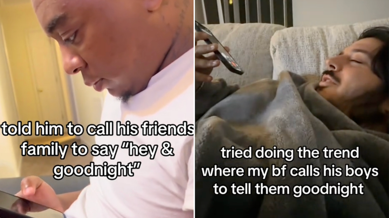 What is the 'hey and goodnight' TikTok prank trend?