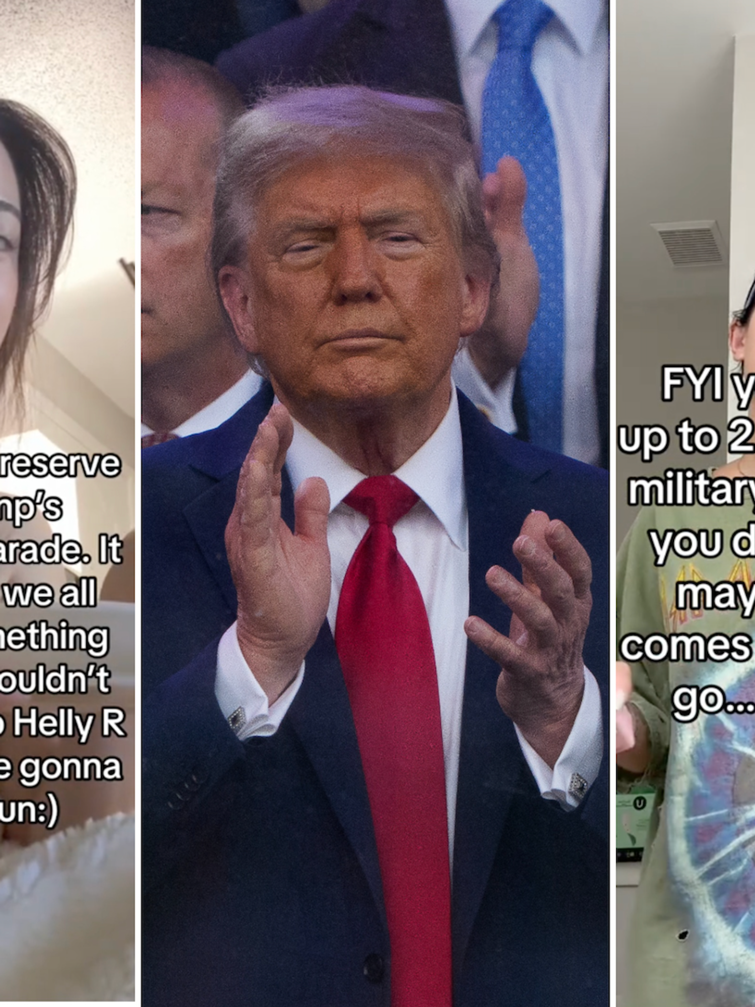 Anti-Trump TikToker's claim they reserved military parade tickets and didn't use them in ultimate prank