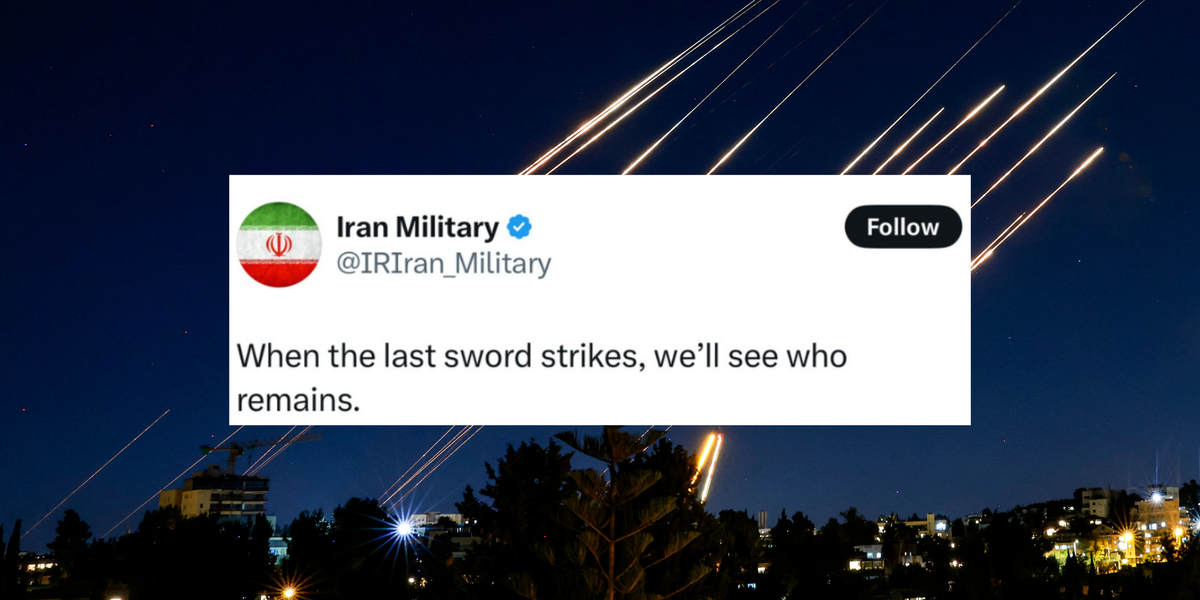 Is Iran really boasting about retaliating against Israel on X?