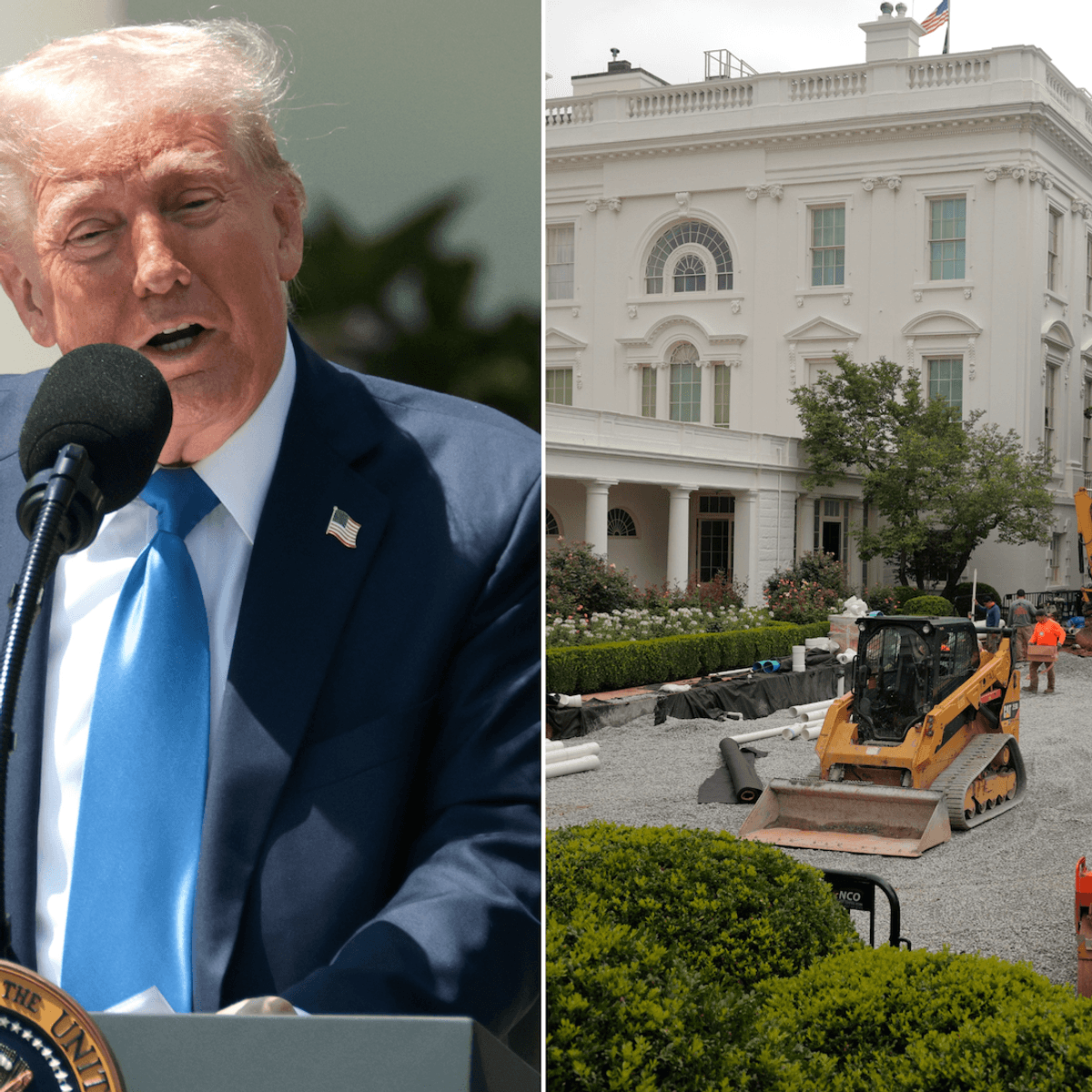 Trump is paving over the Rose Garden and people are outraged | indy100