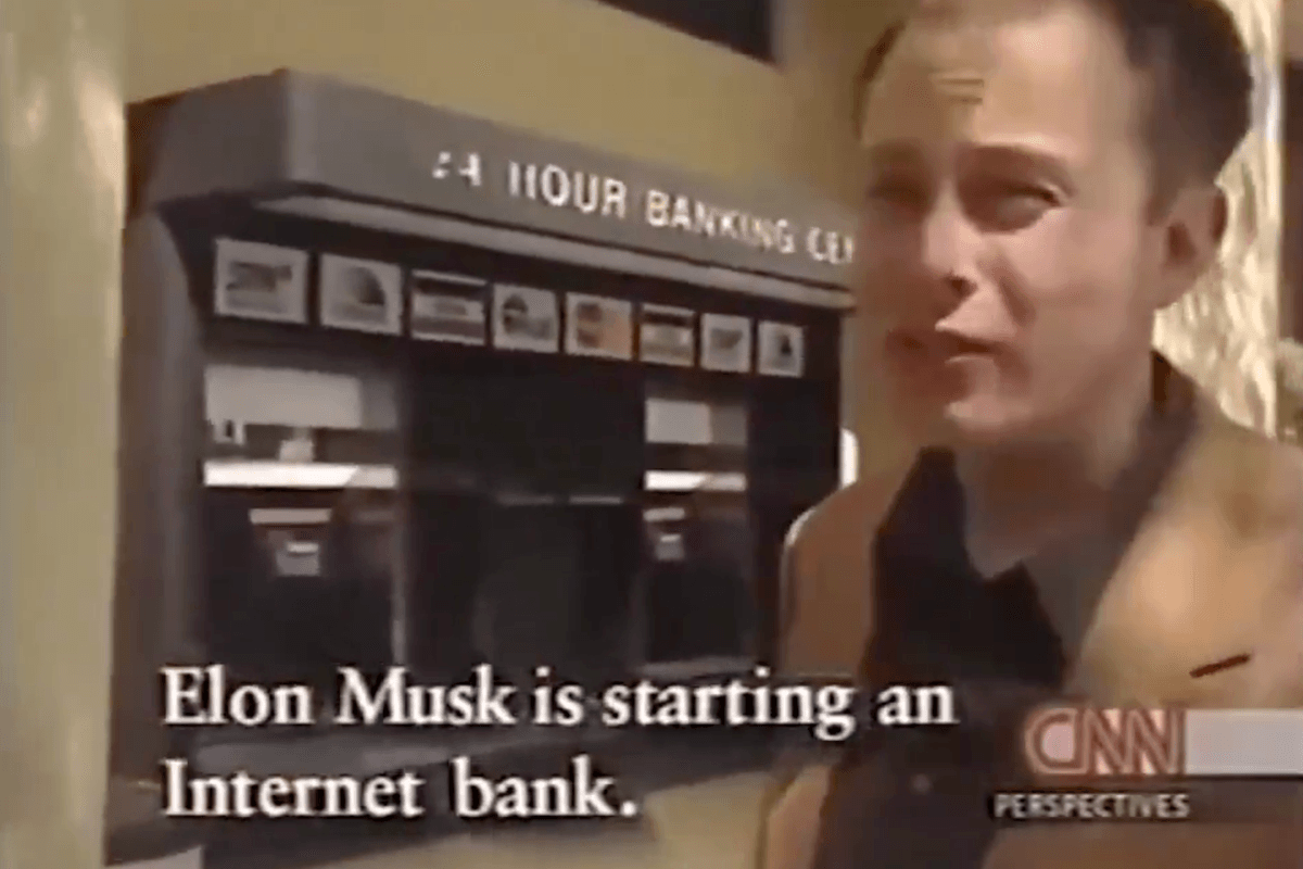 Elon Musk footage from 1999 recirculates after he realises 25-year dream of X Money card