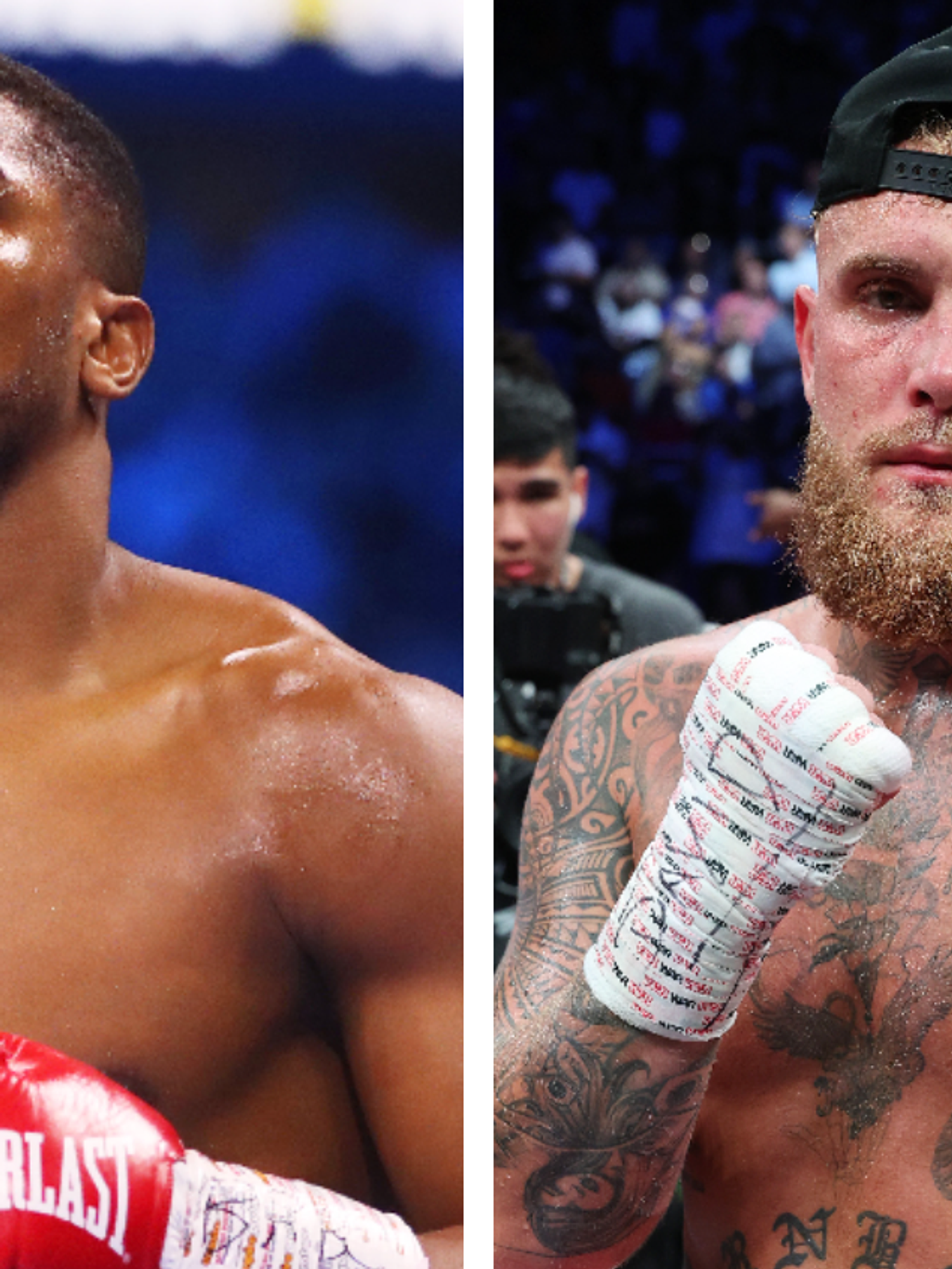 Jake Paul reveals private texts from Anthony Joshua as UK fight buzz grows