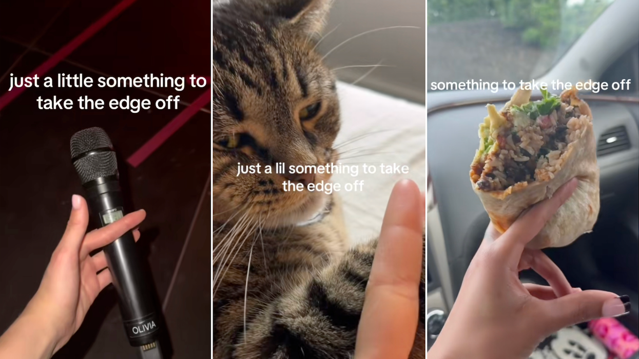 People are finding 'something to take the edge off' in new TikTok trend - including Olivia Rodrigo
