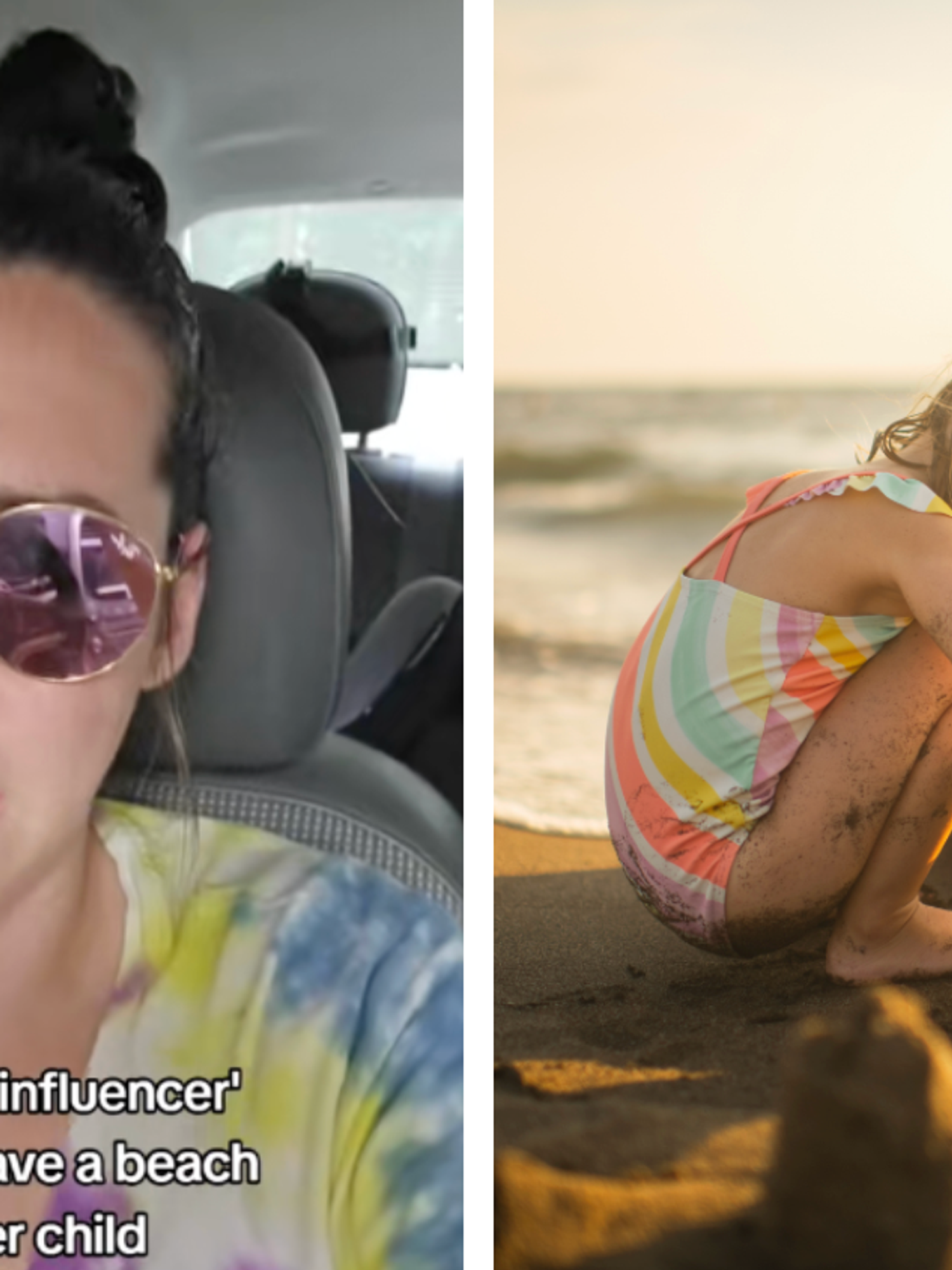 Influencer mum sparks backlash for staging 'fake beach day' for views: 'I feel so bad for the kid'