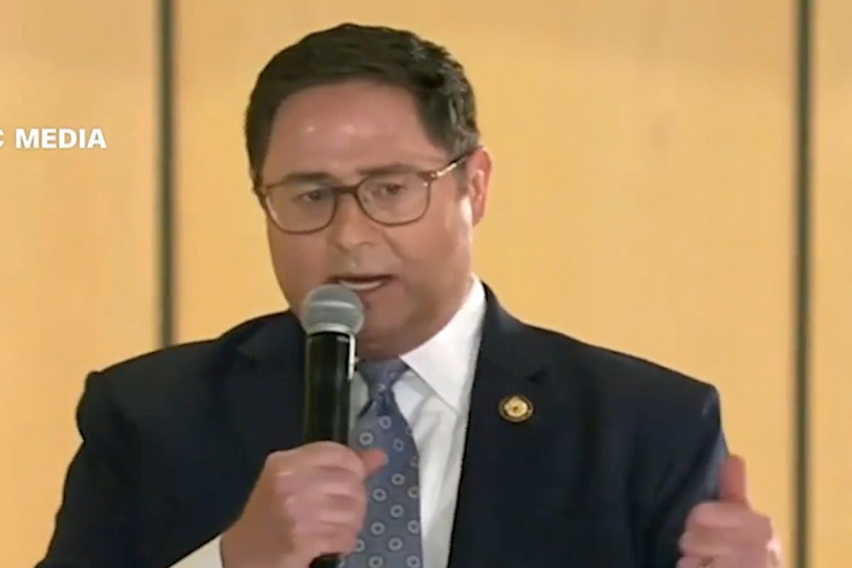 Watch Mike Flood get viciously booed in epic take down at Nebraska town hall