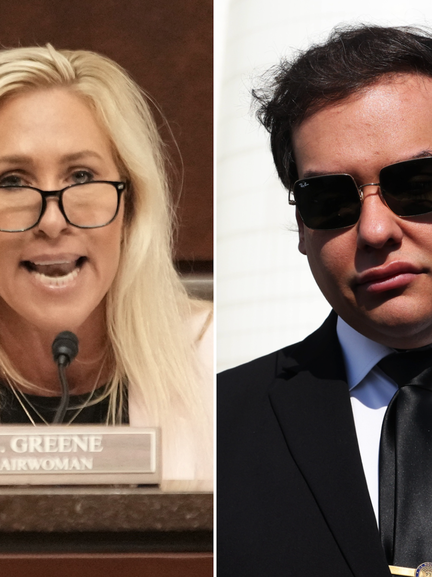 Marjorie Taylor Greene urges Trump to pardon George Santos over 'injustice'