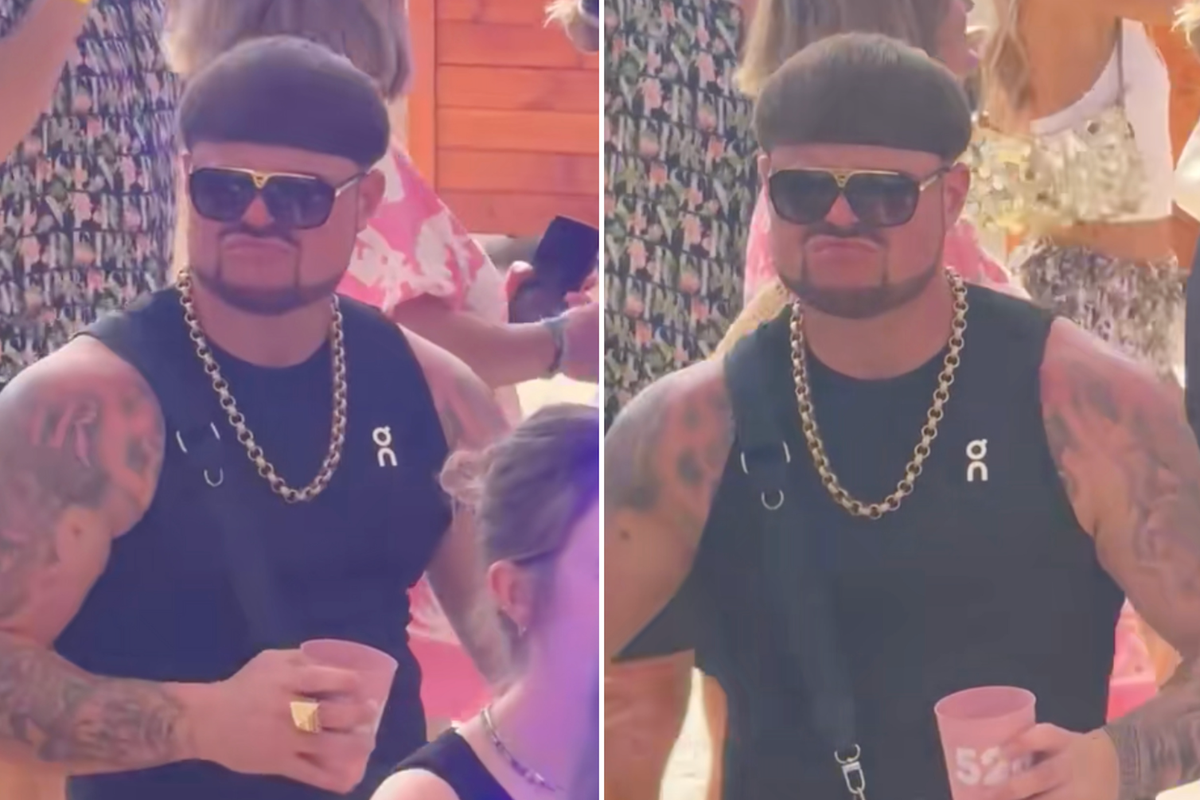 Brands have started jumping on the 'Ibiza final boss' trend - and the guy is loving it
