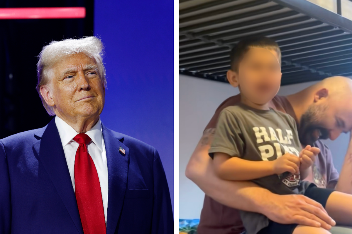 Child breaks down in tears after learning Donald Trump is a real person