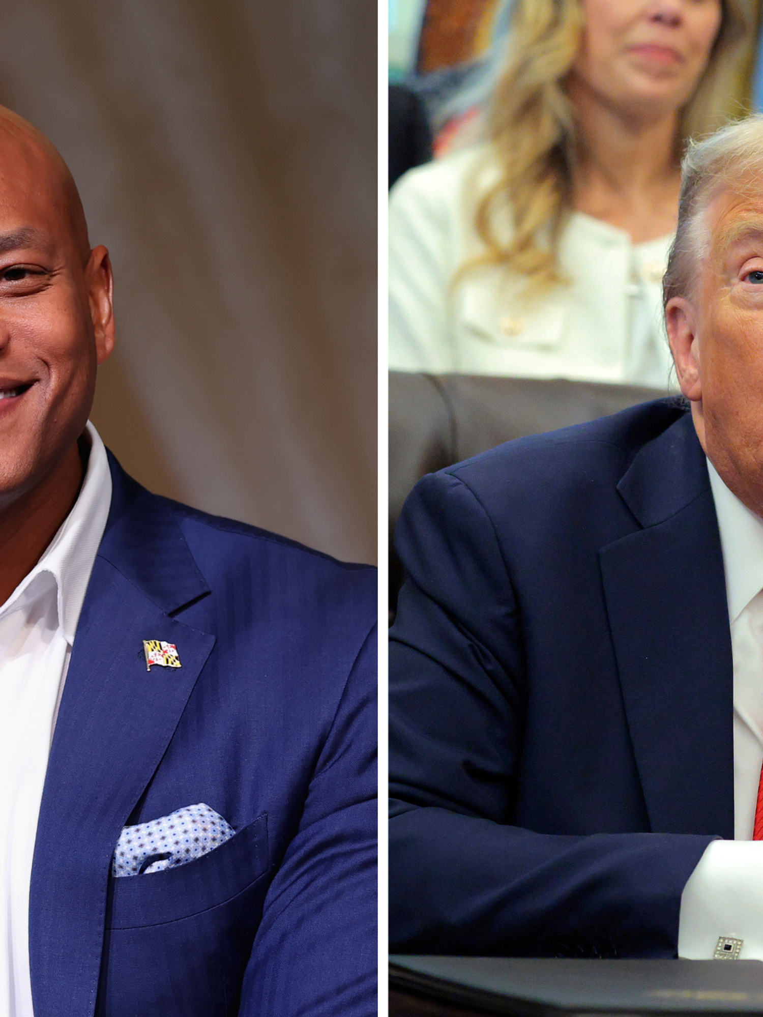 Governor has savage one-word response to Trump's wild claim about him