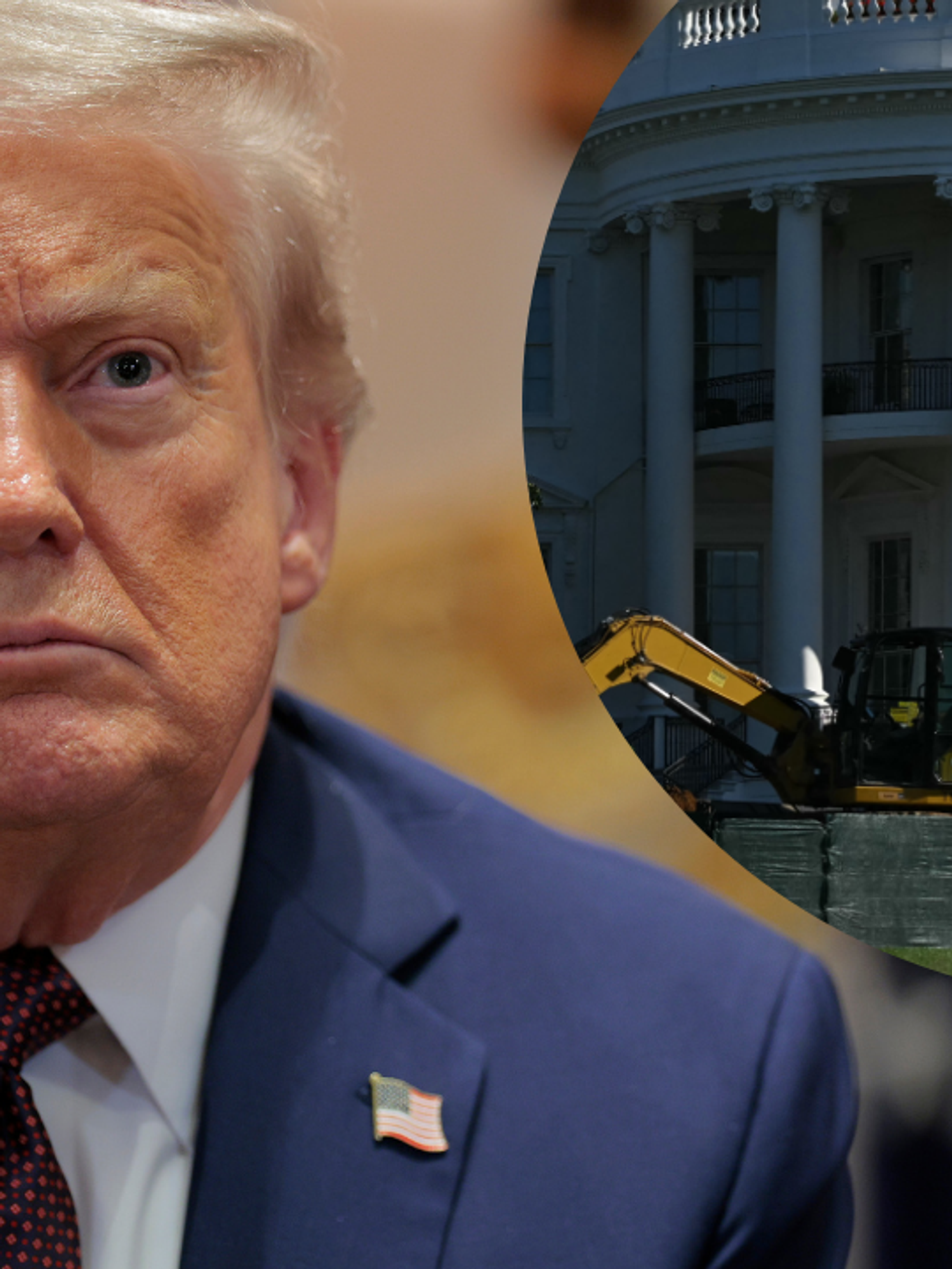 Trump makes bizarre claim about video of items being thrown out White House windows