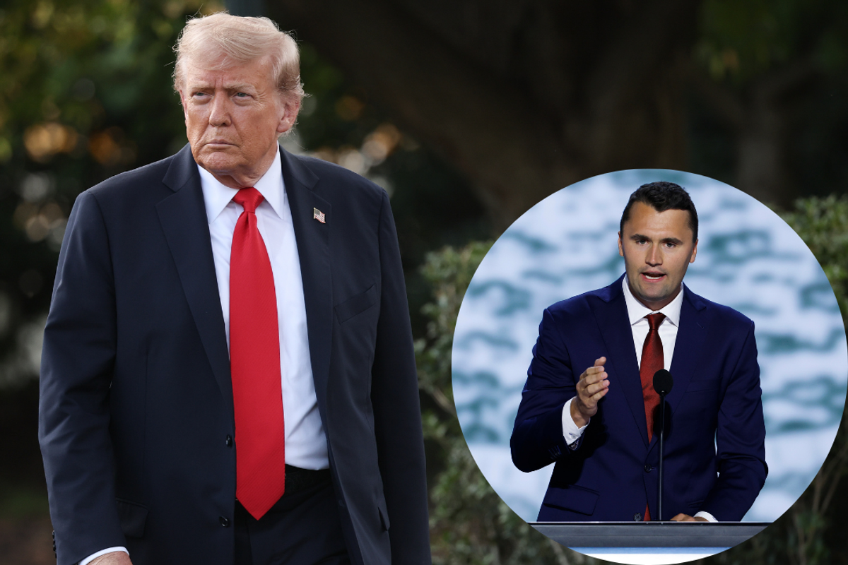 Donald Trump 'not concerned' for his safety while Charlie Kirk's killer still at large