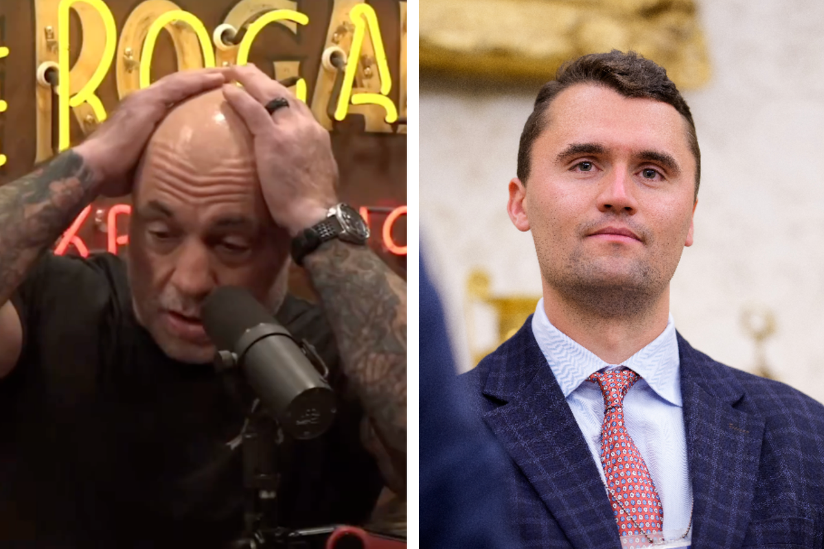 Joe Rogan podcast with Charlie Sheen captures real-time reaction to Charlie Kirk shooting