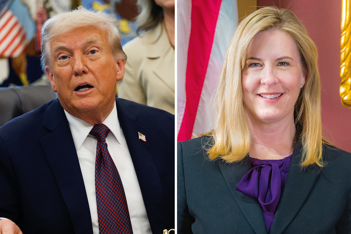 Shocking moment Trump replied 'who' when asked about assassinated Democrat