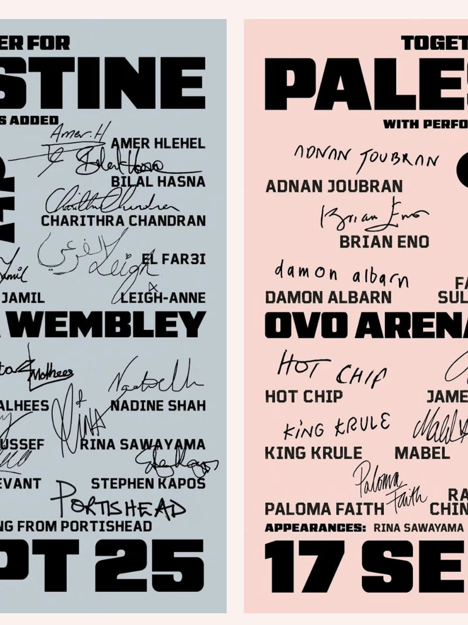 14 powerful moments from 'Together for Palestine' at London's Wembley Arena