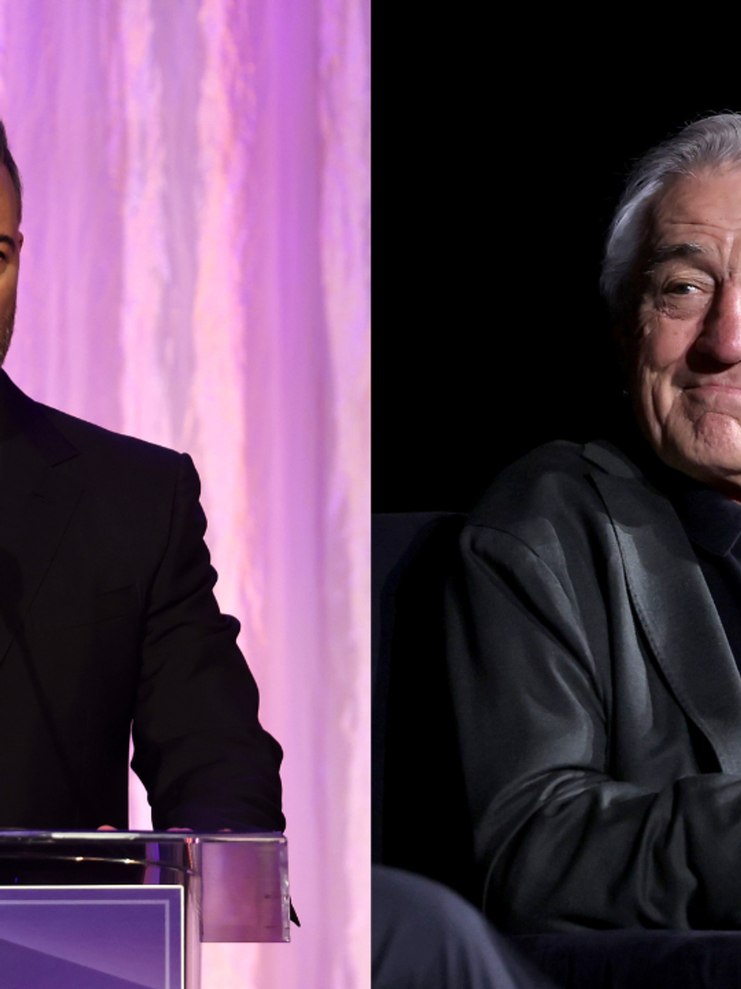 Robert de Niro dons his famous mobster persona to mock the FCC in Jimmy Kimmel return