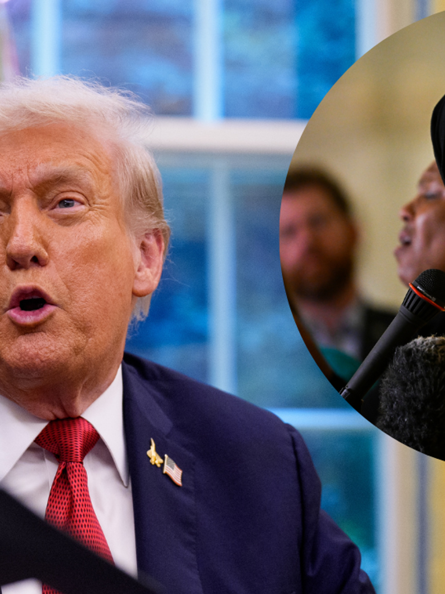 Trump claims he asked leader of Somalia if he would take back democrat Rep Ilhan Omar