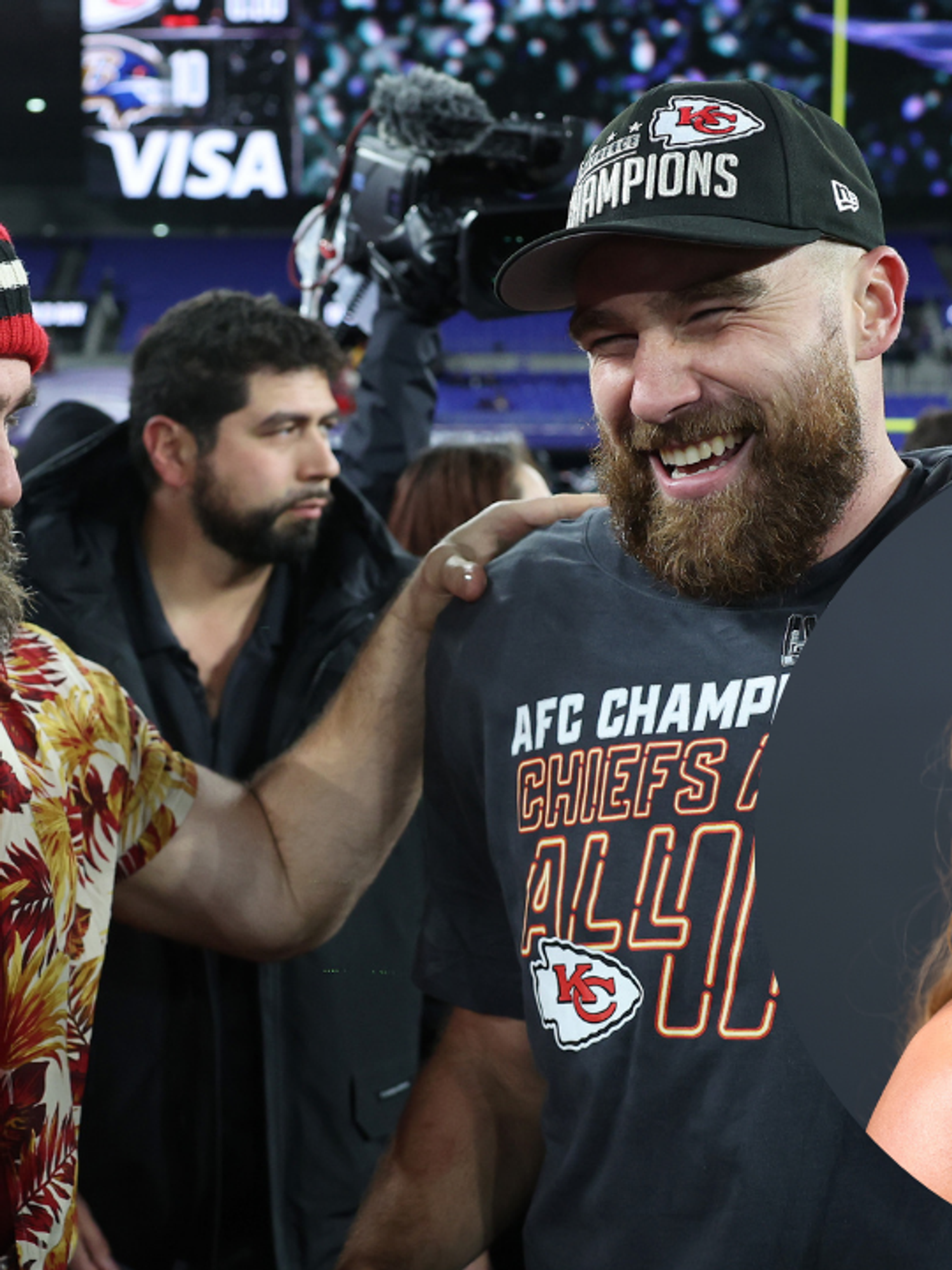Jason Kelce loses it as Travis Kelce reacts to Taylor Swift's NSFW song 'Wood'