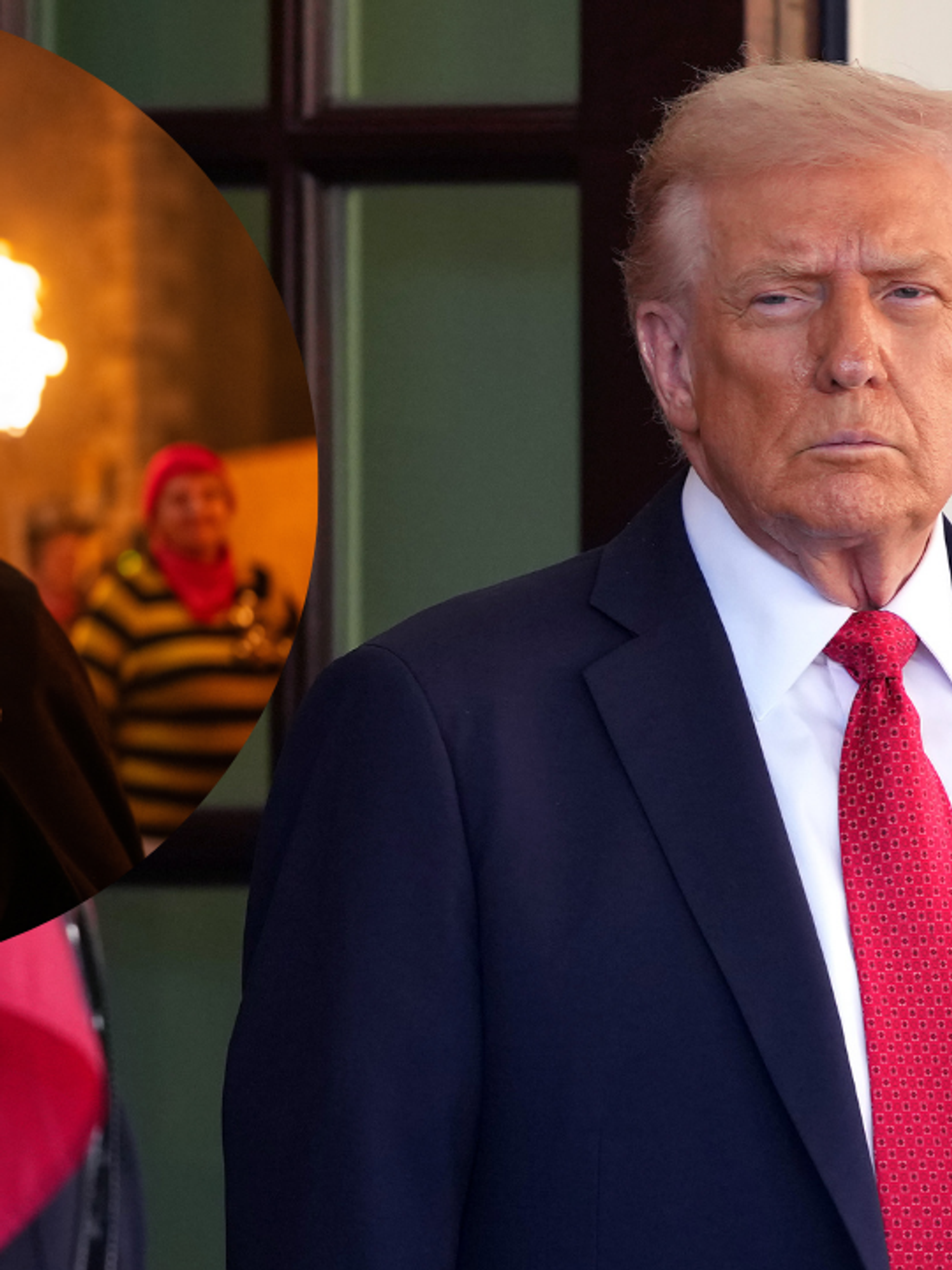 Trump thanks 'Darth Vader' at awkward Rose Garden luncheon