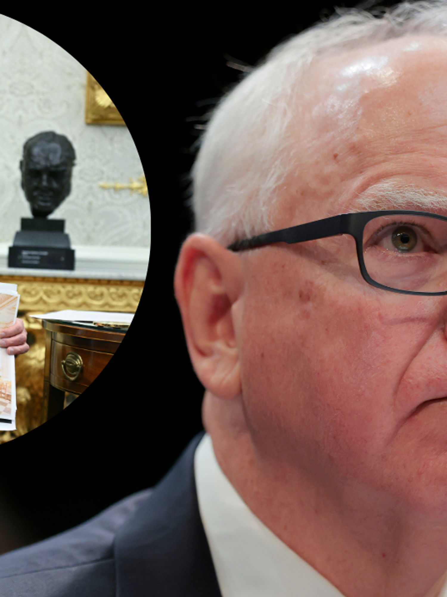 'Don't lose the plot': Tim Walz slams Trump's ballroom 'distraction'