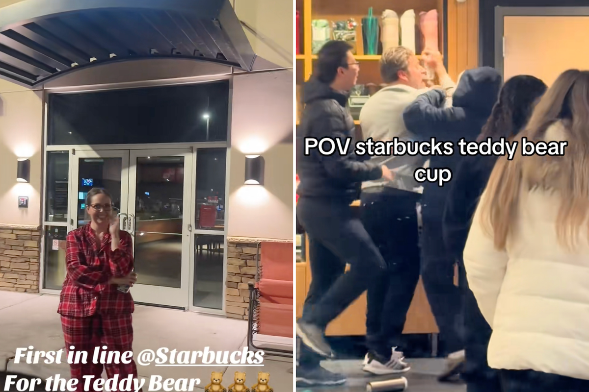 Customer frenzy over Starbucks limited edition bear cups causes queues in the early hours