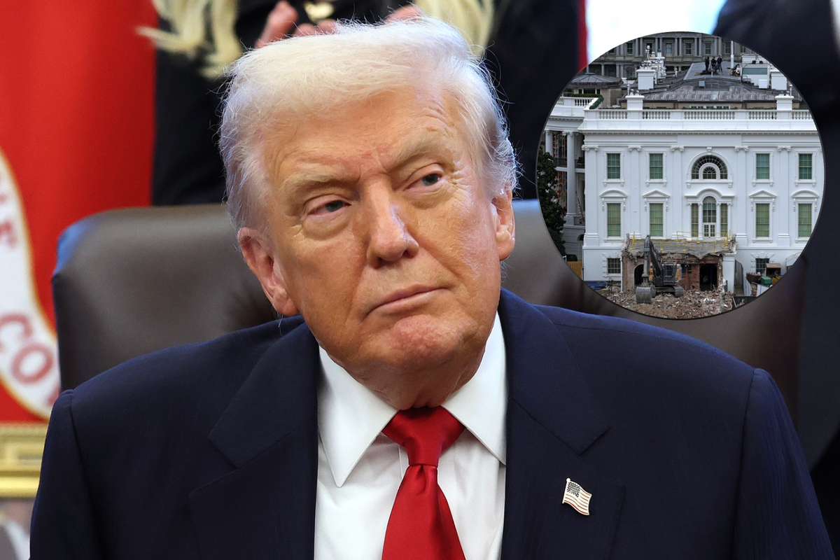 Trump admits he didn't have to knock down the White House East Wing