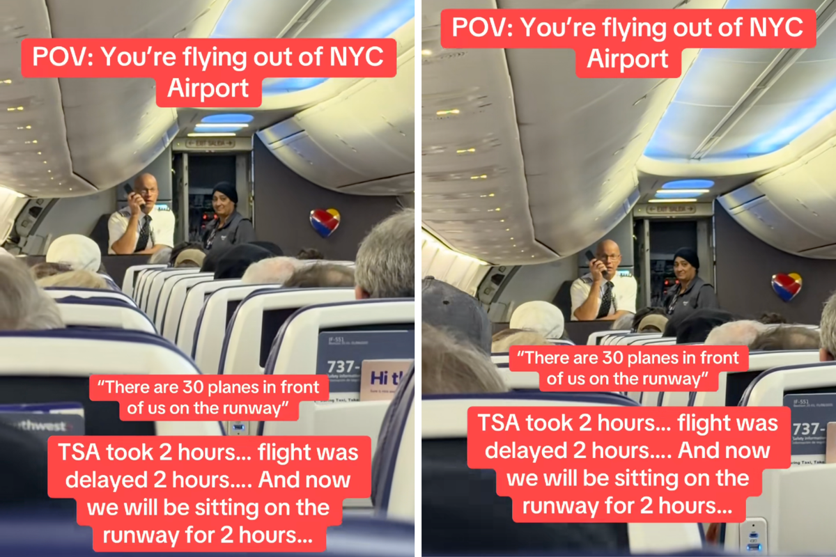 Pilot warns passengers of US government shutdown effects following flight chaos