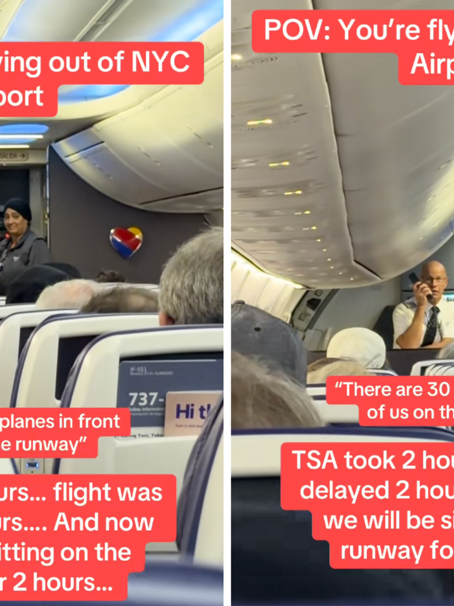 Pilot warns passengers of US government shutdown effects following flight chaos