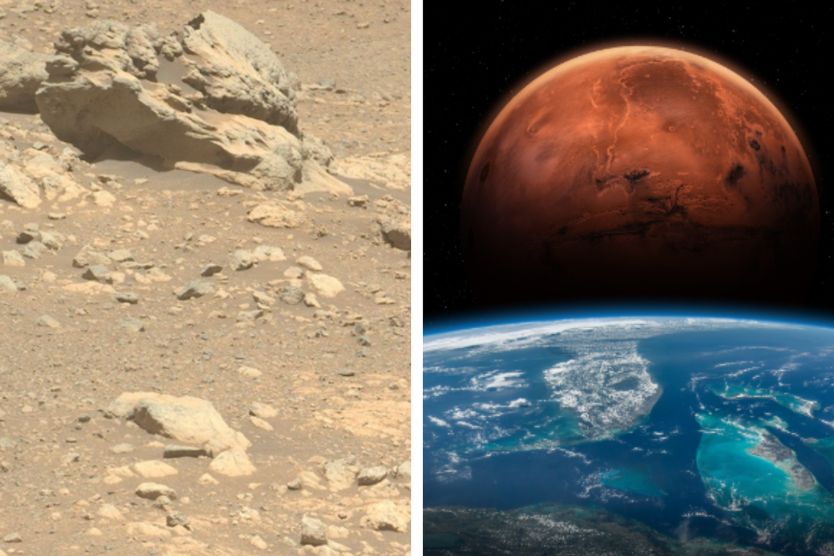 NASA captures photos of unusual rock discovered on Mars that doesn't actually belong there