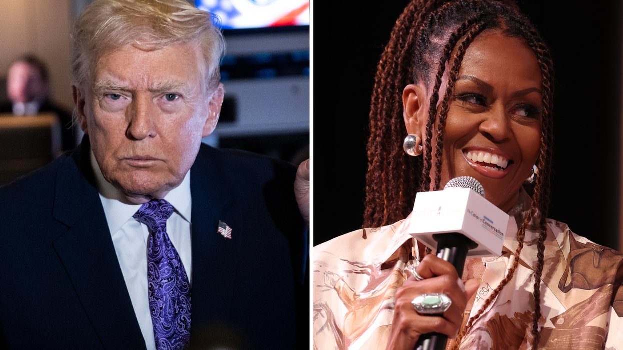 Trump dubbed 'lunatic' after sharing bizarre Michelle Obama conspiracy theory