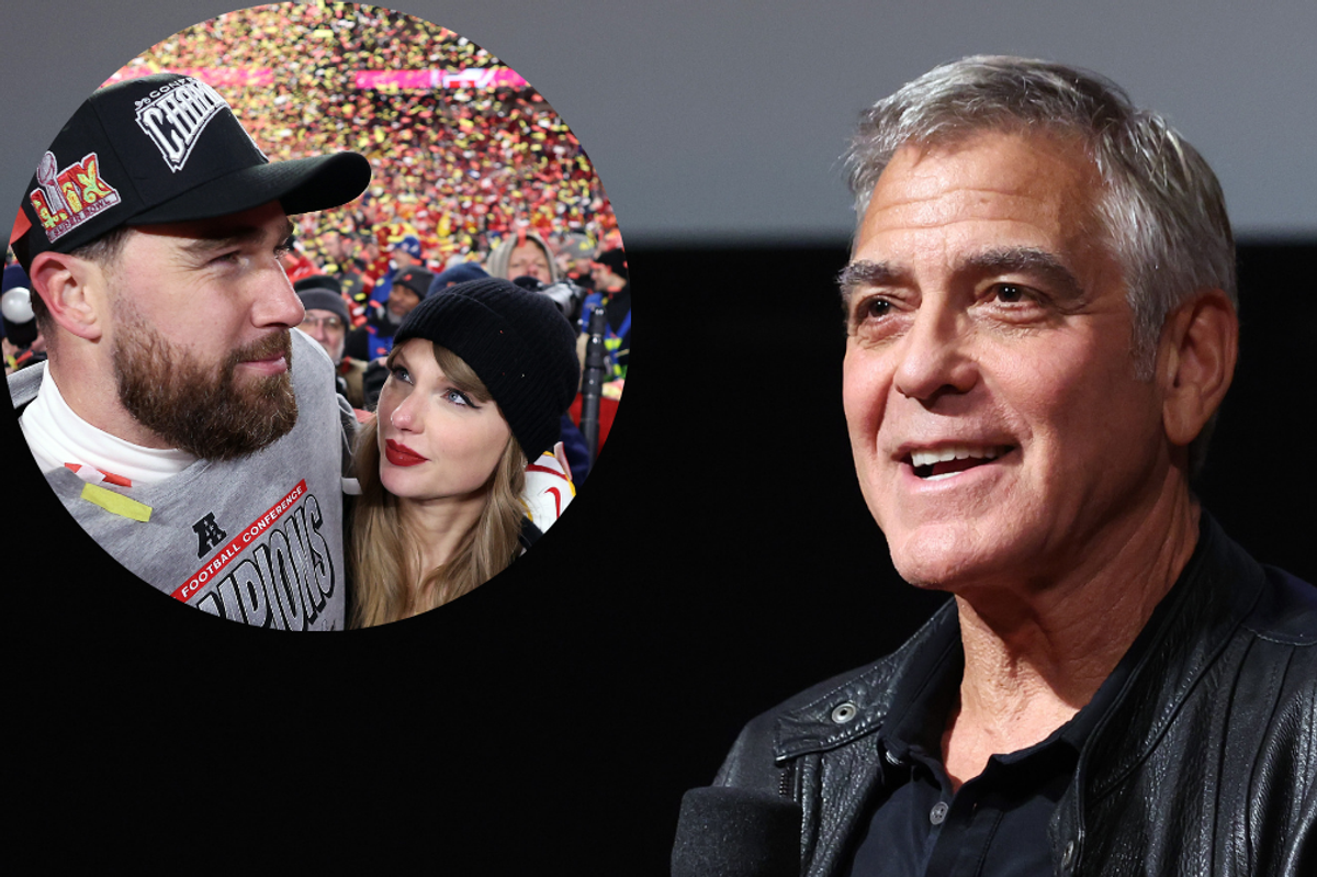 George Clooney gives Travis Kelce relationship advice