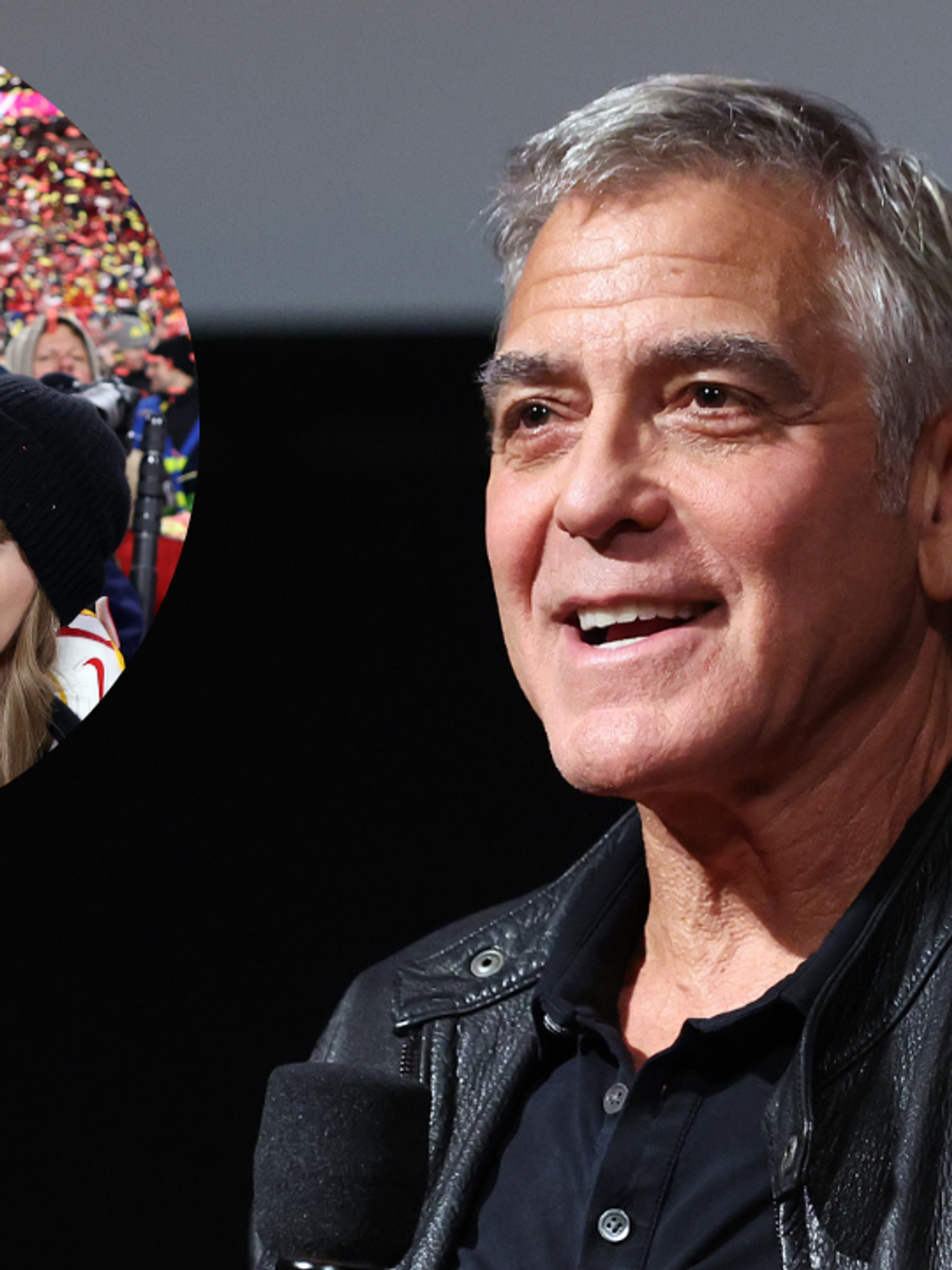 George Clooney gives Travis Kelce relationship advice