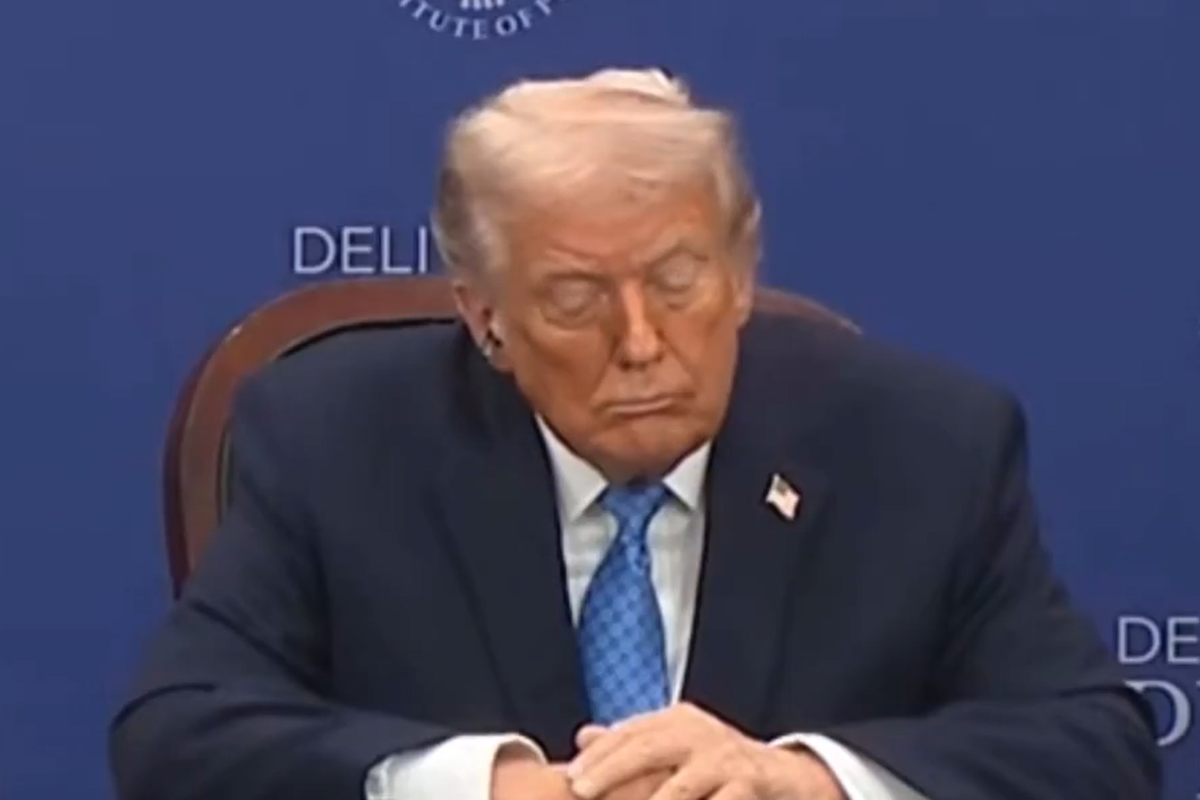 'MAGA can't deny this anymore': Trump appears to fall asleep yet again