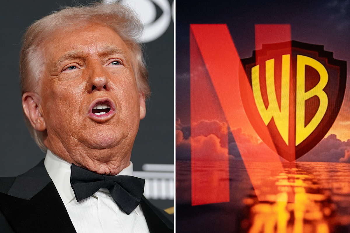 What has Trump said about the Netflix-Warner Bros deal?