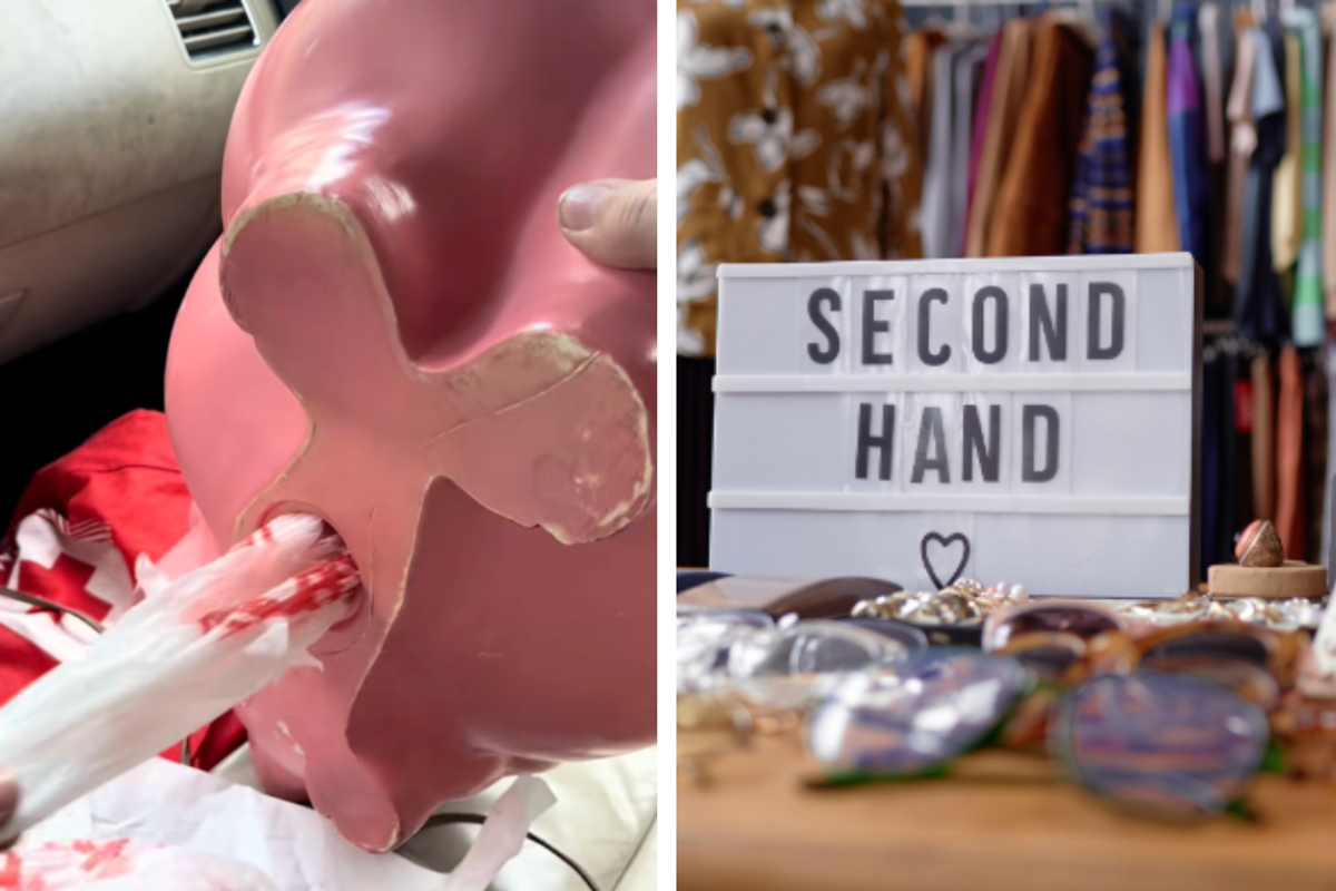 This woman's $10 charity shop find came with a wild surprise