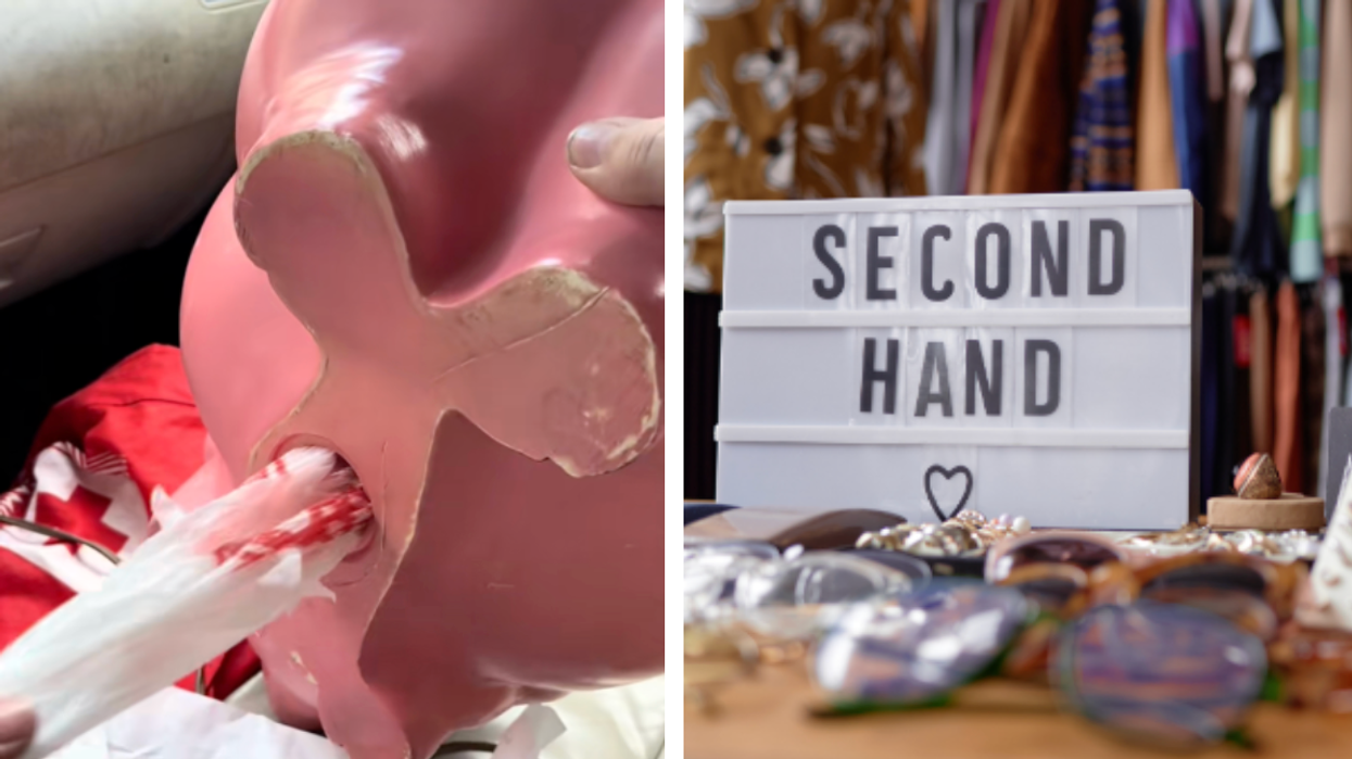 This woman's $10 charity shop find came with a wild surprise