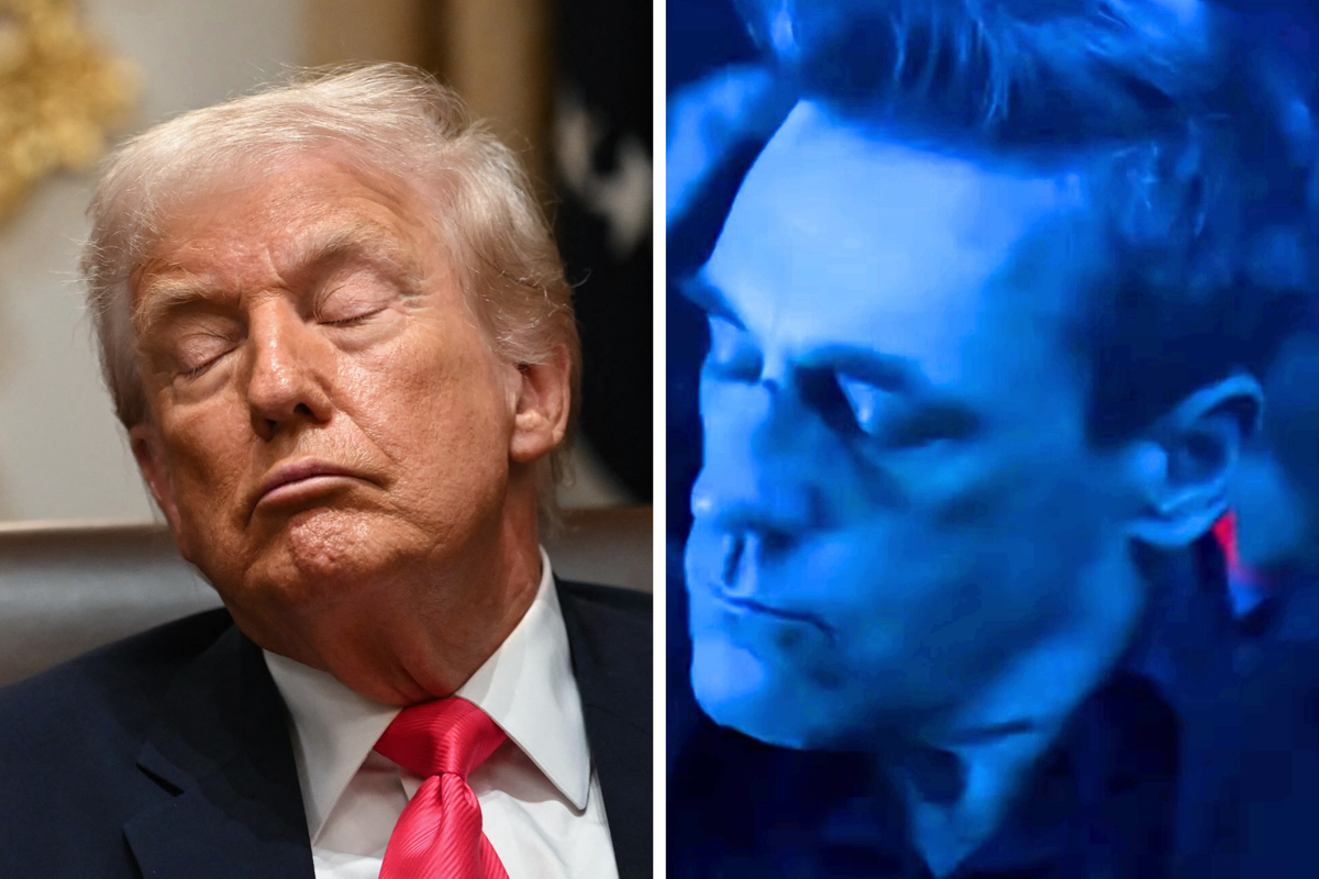 Trump falling asleep gets the ‘Turn the Lights Off’ meme treatment