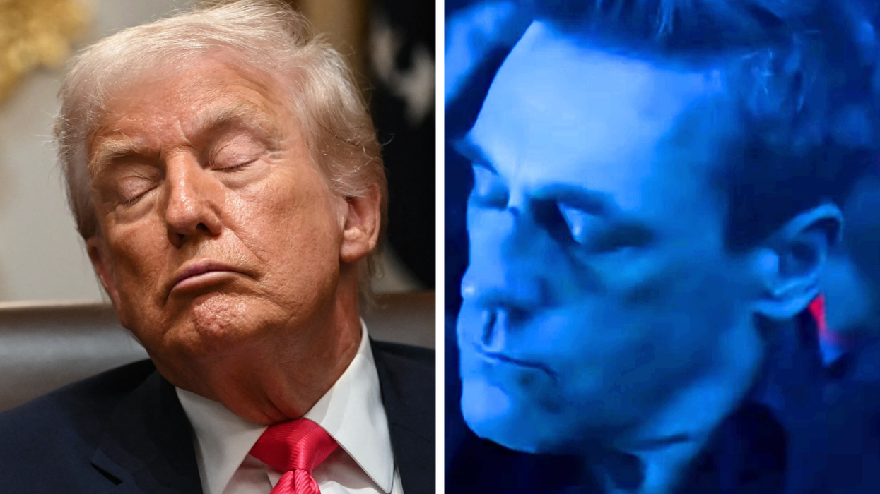 Trump falling asleep gets the ‘Turn the Lights Off’ meme treatment