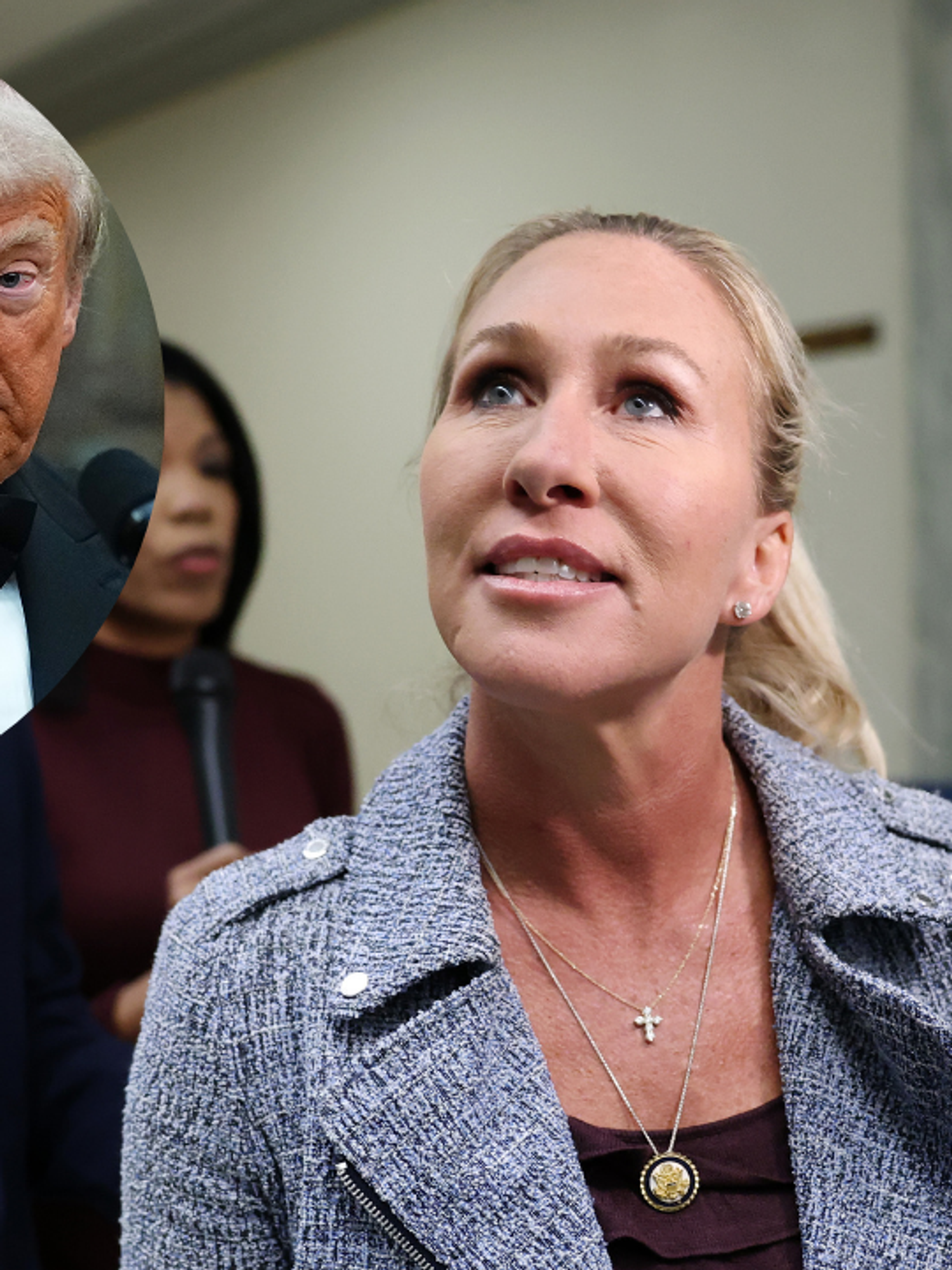 Marjorie Taylor Greene claims Trump had no sympathy for death threats against her son