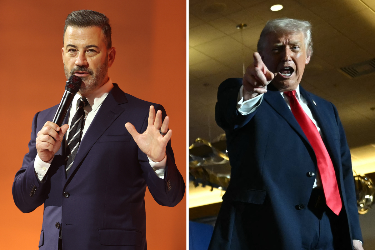 Trump's rambling speech 'like a slot machine' as Jimmy Kimmel says he's 'not all there'
