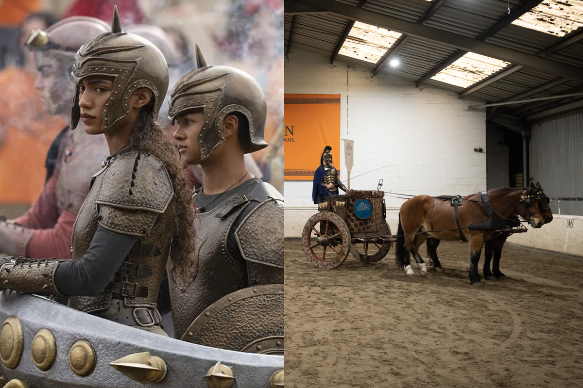 We went behind-the-scenes of Percy Jackson & The Olympians' mind-blowing stunts - here's what we learnt