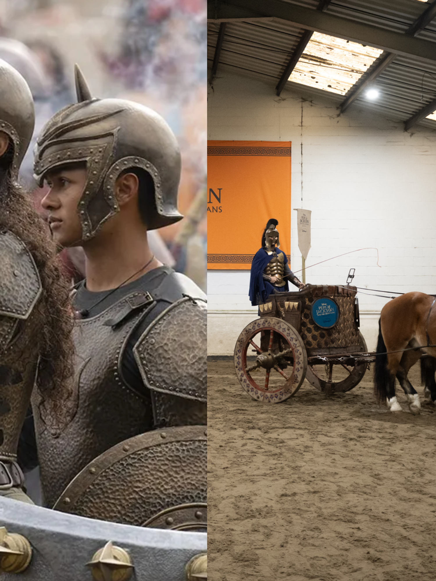 We went behind-the-scenes of Percy Jackson & The Olympians' mind-blowing stunts - here's what we learnt